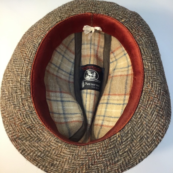 💥PRICE DROP💥Brown tweed wool fedora - Picture 4 of 7